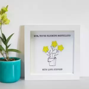 Personalised Blooming Marvellous Print