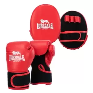 Lonsdale Boxing Gloves Mens - Red