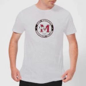 East Mississippi Community College Seal Mens T-Shirt - Grey - 5XL