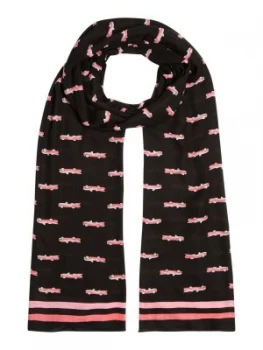 Kate Spade New York Hot Rod Oblong Scarf Black