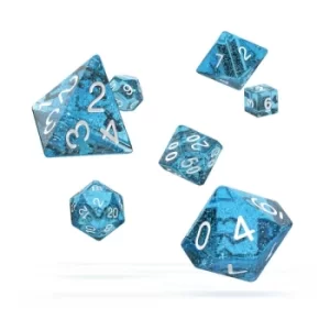 Oakie Doakie Dice RPG Set (Speckled Light Blue)