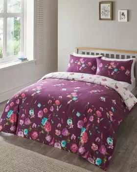 Cotton Traders Sofia Duvet Set in Purple