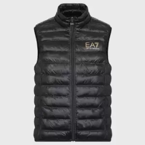 EA7 Mens Core Puffer Vest - Black - S