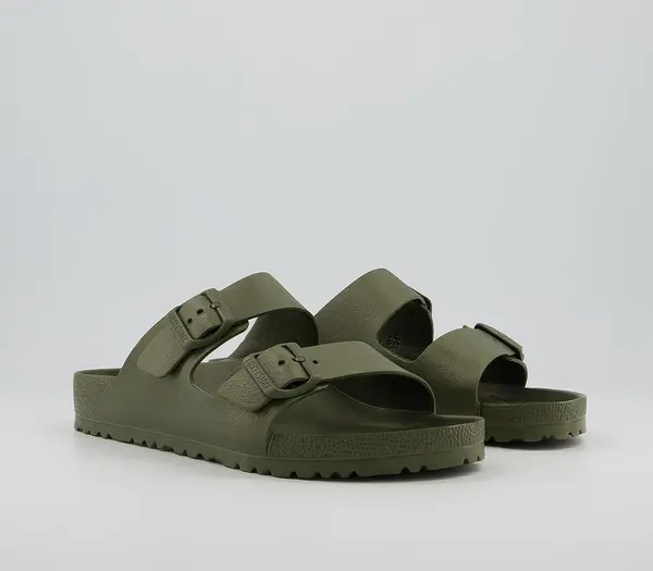 Birkenstock Mens Arizona Two Strap Sandals In Green, 9.5