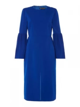 Jill Jill Stuart Bell Sleeve Shift Dress Blue