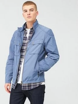 Barbour International Steve Mcqueen Ashbury Casual Jacket - Airforce Blue, Size XL, Men