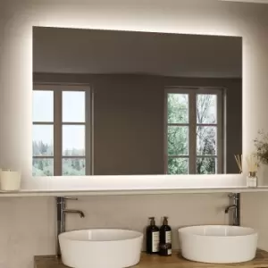 Rectangular LED Bathroom Mirror with Demister 1200 x 800mm - Vela