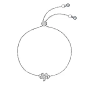 Ted Baker BRAIDN Blossom Adjustable Bracelet - Silver