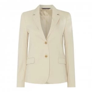 Gant Linen Blazer - 34 PUTTY