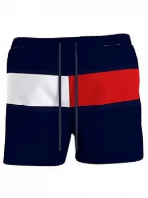 Tommy Hilfiger Core Flag Swim Shorts, Desert Sky Size M Men