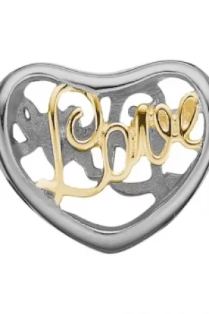 Ladies Christina Sterling Silver Love Bead Charm 623-S12