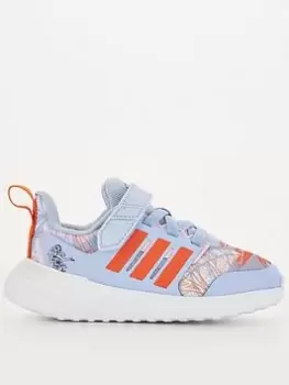 adidas Unisex Infant FortaRun 2.0 Moana Elastic Lace Trainers - Light Blue, Size 6 Younger