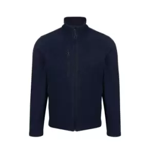 Navy Recycled Fleece Jacket (M)