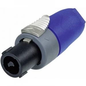 Neutrik NL2FX Audio jack Plug, straight Number of pins: 2 Black, Blue