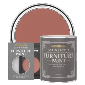 Rust-Oleum Satin Furniture & Trim Paint - SALMON - 750ml