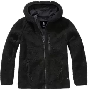 Brandit Teddyfleece Ladies Jacket, black, Size M for Women, black, Size M for Women