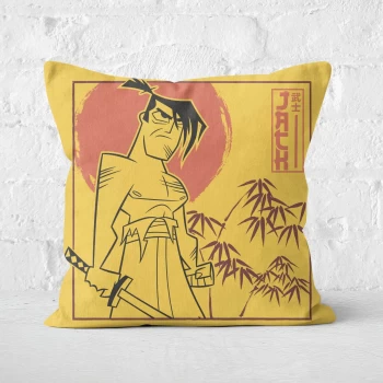 Samurai Jack Jack Vs Aku Square Cushion - 60x60cm - Soft Touch