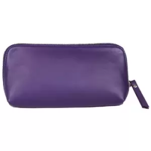 Womens/Ladies Avril Make Up Bag (One Size) (Purple) - Eastern Counties Leather
