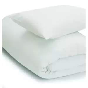 Easy Care Minimum Iron Duvet Cover King White