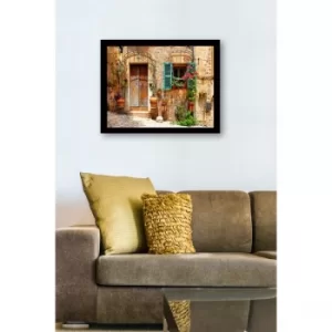 SC0501 Multicolor Decorative Framed MDF Painting