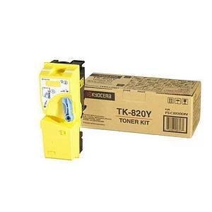 Kyocera Yellow TK 820Y Toner Cartridge