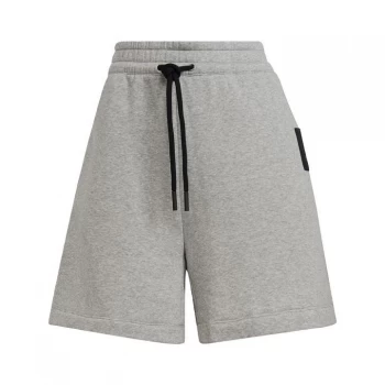 adidas Sportswear Studio Lounge Fleece Shorts Wome - Medium Grey Heather