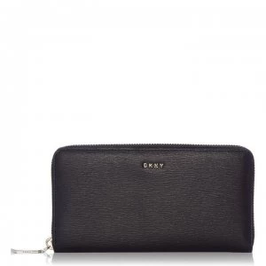 DKNY Sutton Large Zip Around Purse - Black