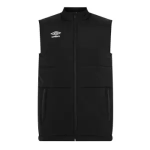 Umbro Club Gilet Mens - Black