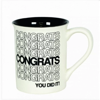 Congrats Type Mug