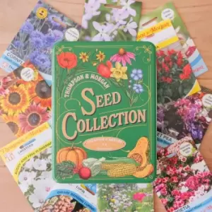 Thompson & Morgan Thompson and Morgan Green Seed Collection Tinwith 10 Flower Seeds