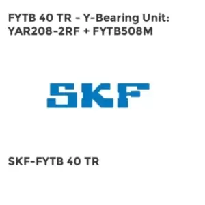 FYTB 40 TR - Y-Bearing Unit: YAR208-2RF + FYTB508M