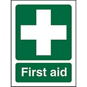 First Aid Sign First Aid Self Adhesive Plastic Assorted 20 x 15 cm