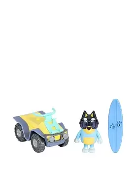 Bluey Beach Quad and Bandit Figure