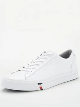 Tommy Hilfiger Corporate Leather Sneaker - White