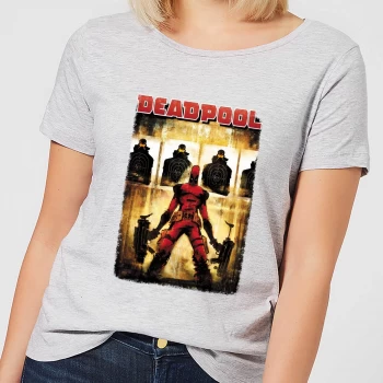 Marvel Deadpool Target Practice Womens T-Shirt - Grey - M