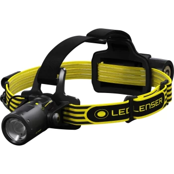 LED Lenser iLH8R Rechargeable ATEX and IECEx LED Head Torch Black & Yellow