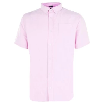 Firetrap Short Sleeve Oxford Shirt Mens - Pink