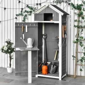 Alfresco Garden Storage Shed with Asphalt Roof, none