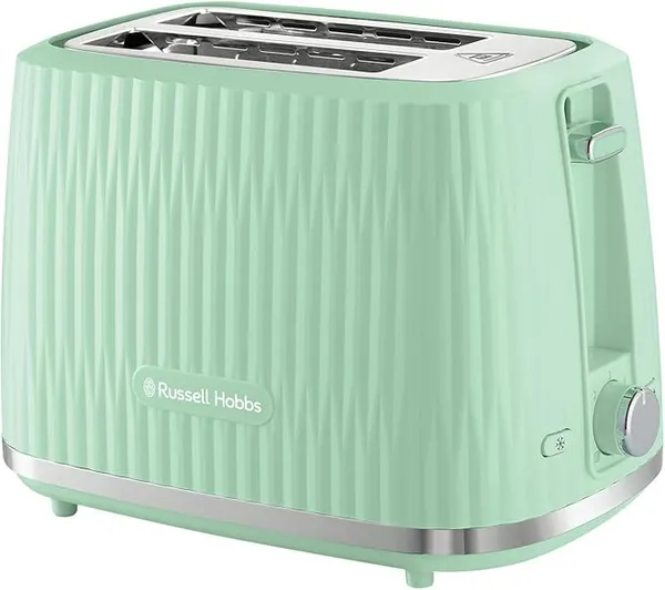 Russell Hobbs Eden 2-Slice Toaster - Pistachio, Green 5038061163100