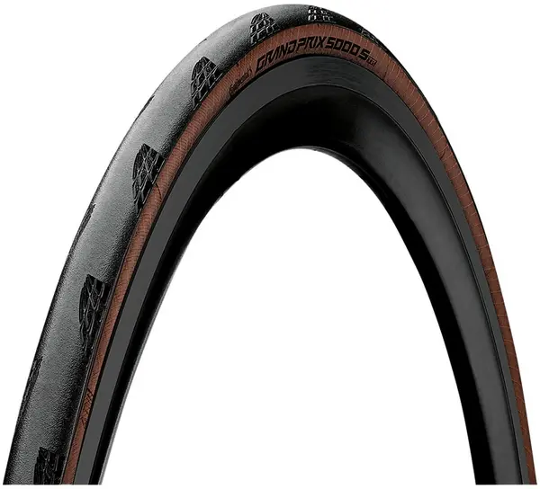 Continental Grand Prix 5000S Tubeless Ready Tyre Foldable Blackchili Compound 700X25C black