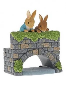 Peter Rabbit Over The Bridge Figurine