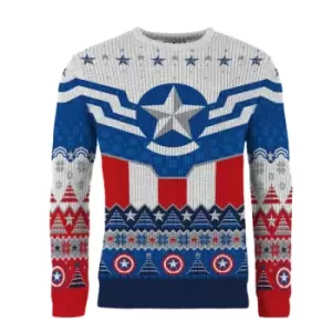 Sam Wilson Captain America Christmas Jumper (Size XL)