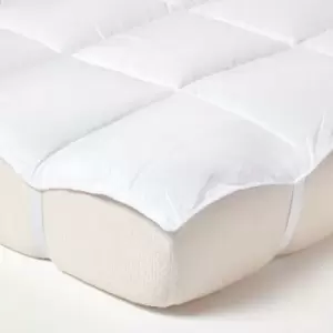 Super Microfibre King Size Mattress Topper - Homescapes