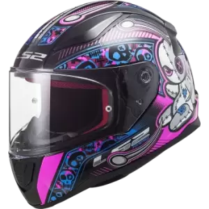 LS2 Ff353 Rapid Mini Voodoo Black Fluo Pink M