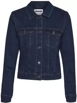 Noisy May Debra Denim Jacket Jeans Jacket dark blue