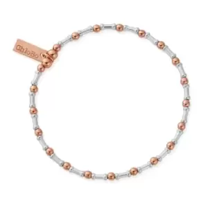 ChloBo Rose Gold Plated & Silver Rhythm Of Water Bracelet