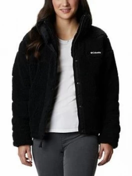 Columbia Columbia Columbia Lodge Baffled Sherpa Fleece, Black, Size XL, Women