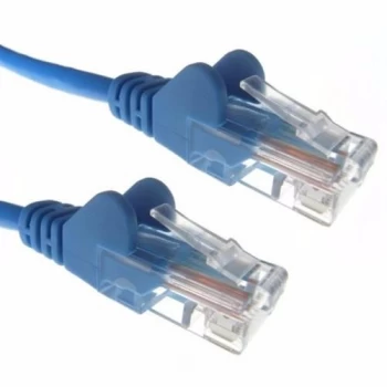 Zexum Blue RJ45 Cat5e High Quality 24AWG Stranded Snagless UTP Ethernet Network LAN Patch Cable - 1.5 Meter