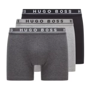 Hugo Boss 3 Pack Boxer Briefs Grey Size L Men