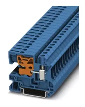 Phoenix Contact Blue UTN 6 Din Rail Terminal, 0.2 10 mm, 400 V